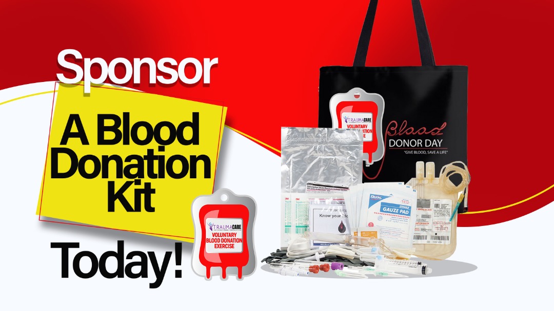 Sponsor blood donation kits